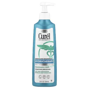 Curel HydraTherapy, Wet Skin Moisturizer, Fragrance Free, 12 fl oz (354 ml)