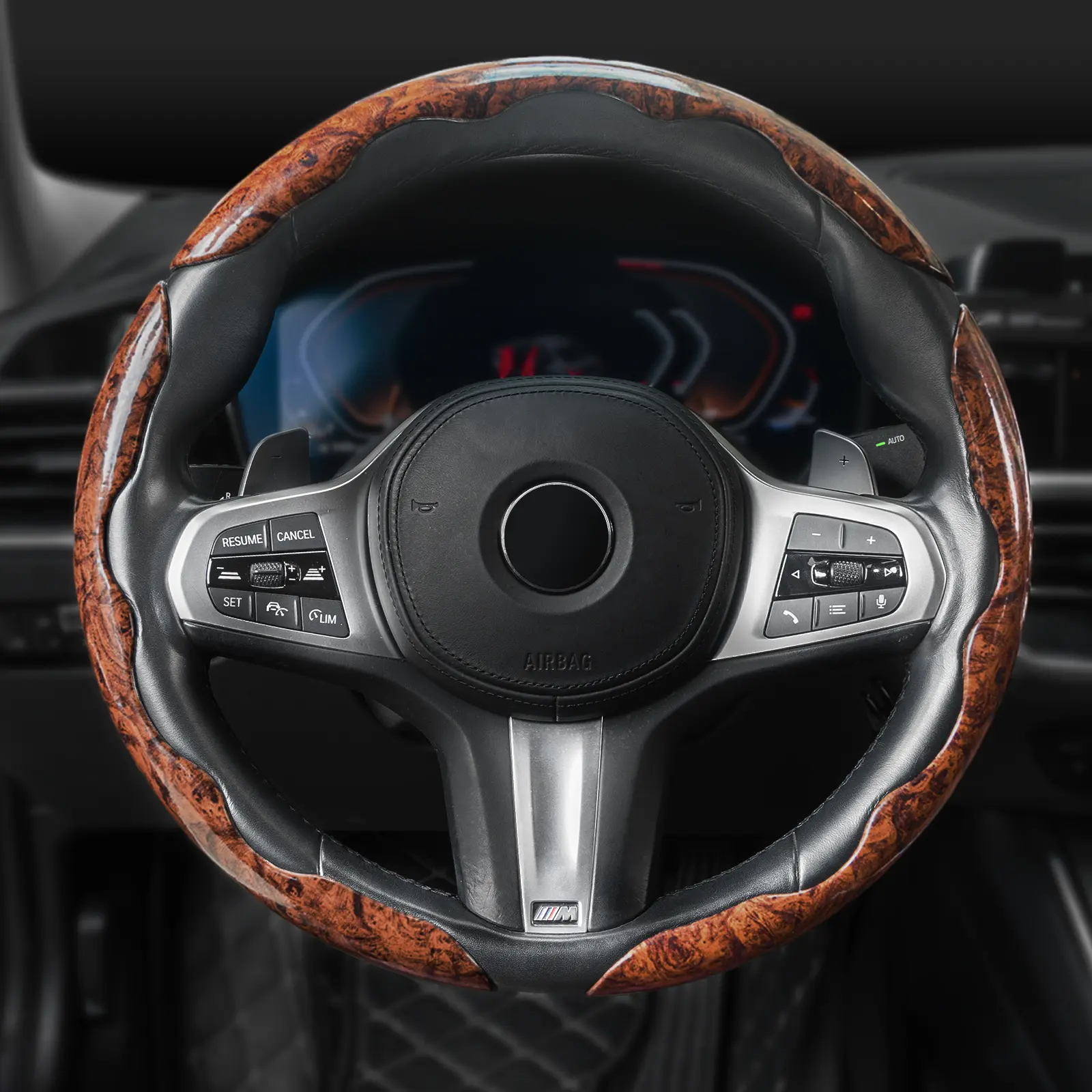 3 counts/set-Wood Grain Brown