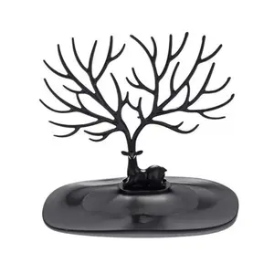 Creative Antler Tree Shape Jewelry Display Rack, Necklace Earring Bracelet Organizer, Hanging Showcase Stand for Accessories