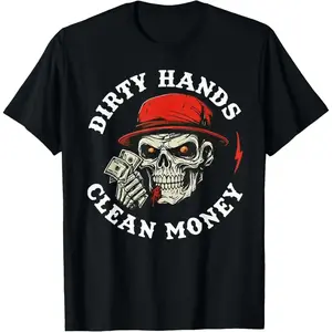 Mechanic Dirty Hands Clean Car Money Automotive Men Women T-Shirt