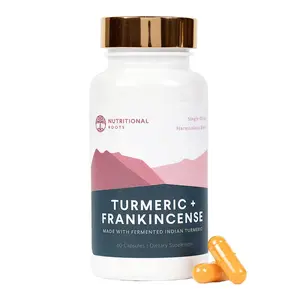 Nutritional Roots Indian Turmeric & Frankincense Joint Support Supplement with Curcuminoids & Boswellia
