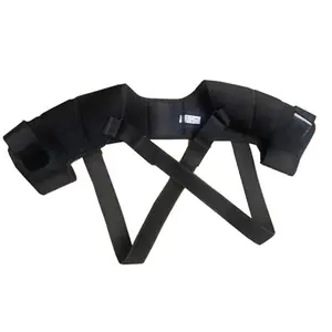 Double Shoulder Strap Two Way Adjustable Pressure Breathable Protective Strap Cross Shoulder Strap in Polyester Posture Straightener Patellar Knee Brace
