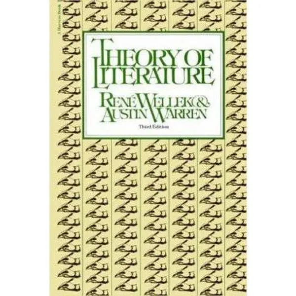 USED Book - Theory Of Literature: New Revised Edition by Rene Wellek (Paperback) - english
