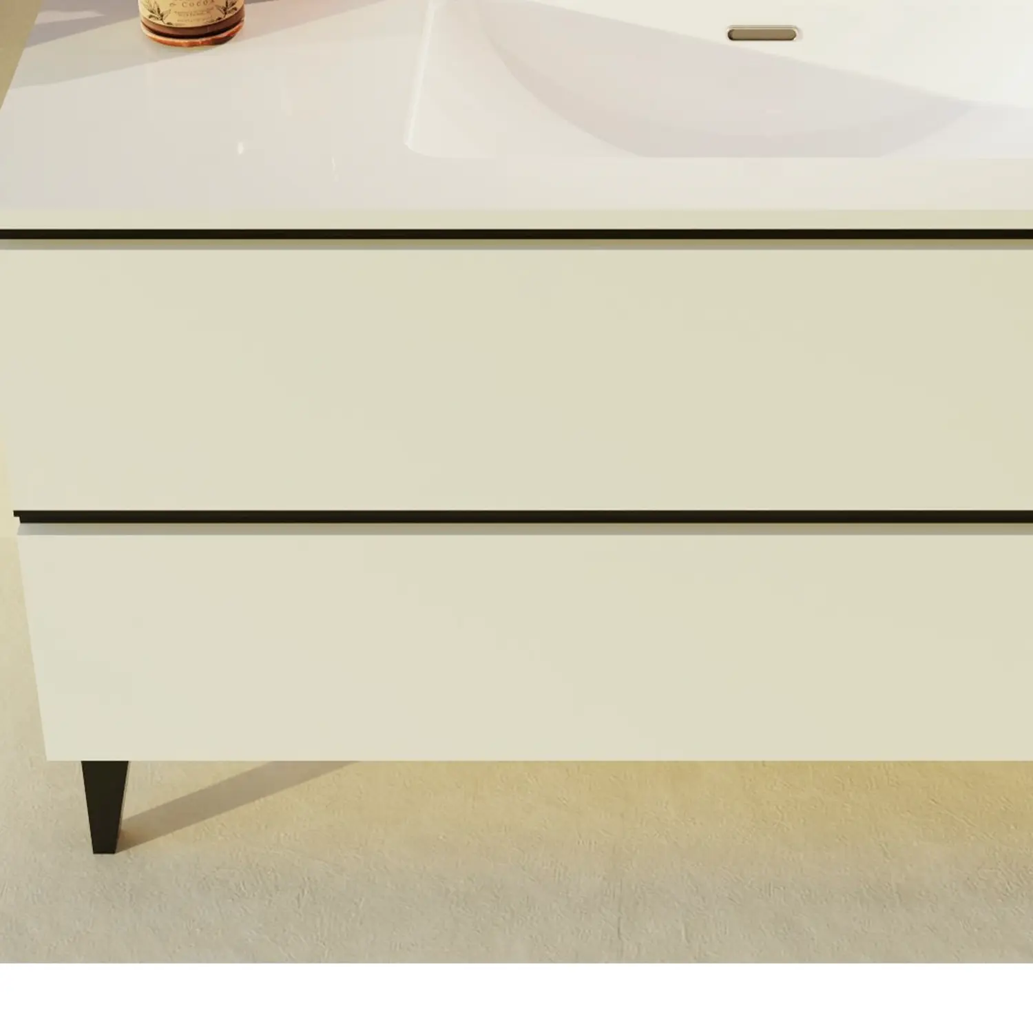 Set of 4 Legs for Granada Vanity - Black (DAX-GRA087610-BL)