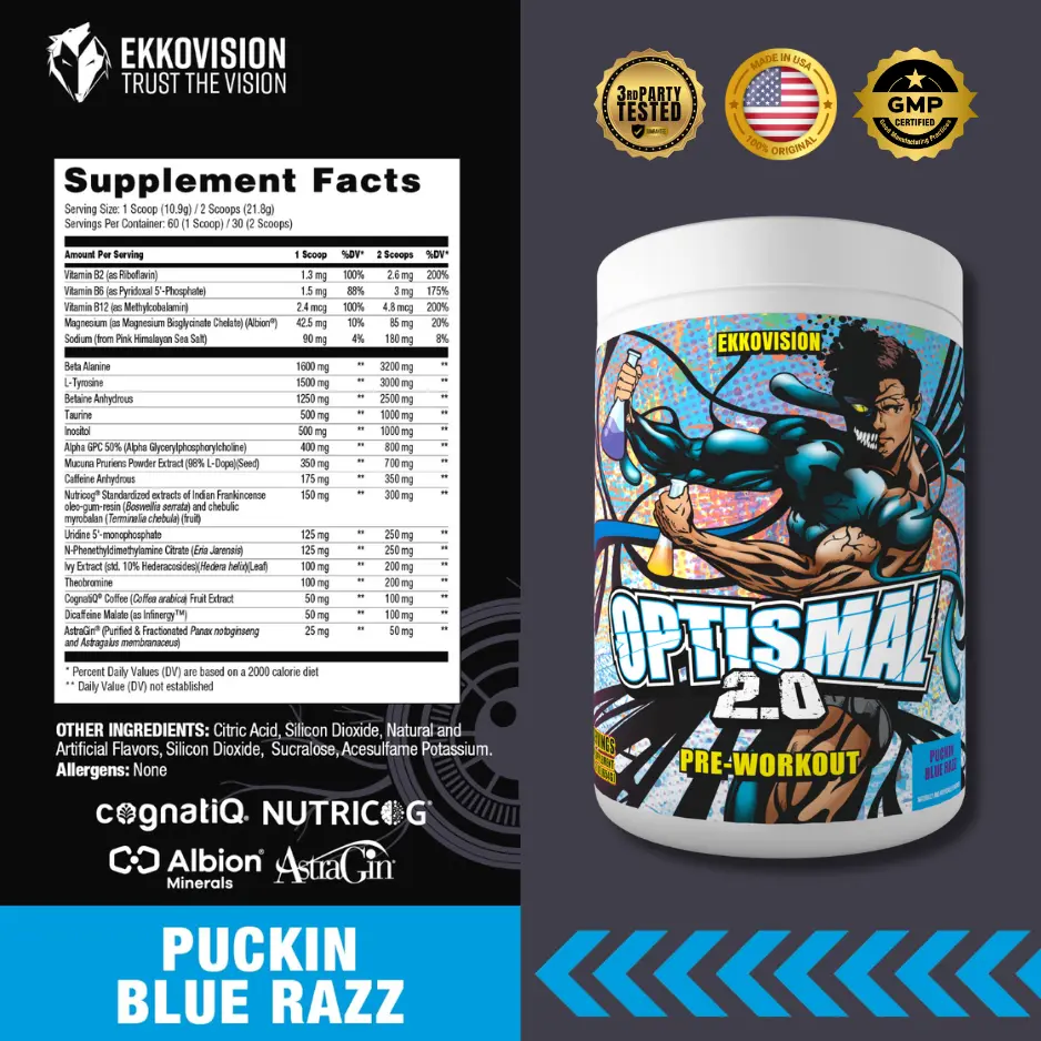 Puckin' Blue Raz - NON TINGLE