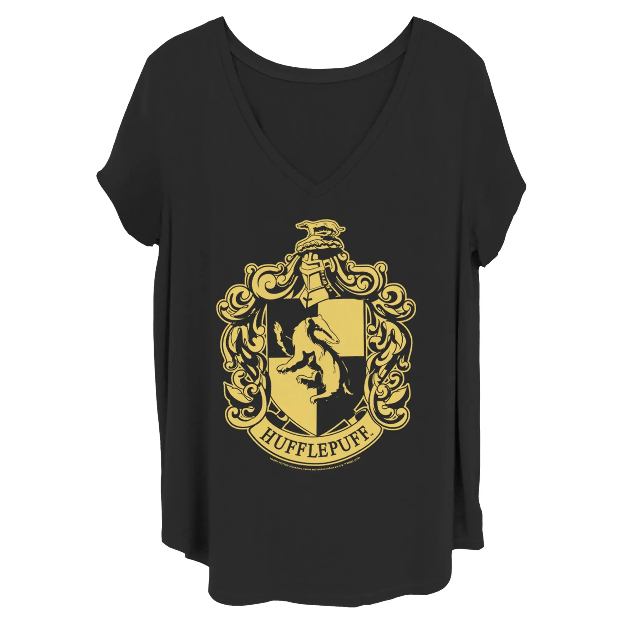 Women's Harry Potter Hufflepuff House Crest T-Shirt