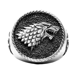 Game Of Thrones Stark Wolf Claw Ring