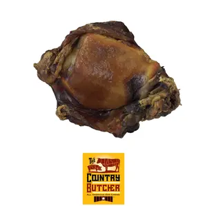 Beef Knee Caps Dog Bones for Aggressive Chewers, Large and Medium Breed Dog Treat, Natural, Tough, Chew Toy, Made in The USA, 10 Count