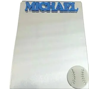 Personalized Baseball Locker Mirror Magnet – Custom Back-to-School Sports Magnet for Locker, Gym, or Refrigerator Decor – Magnetic Name Tag Gift for Boys, Athletes, Teams