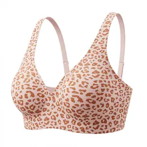 Katch Me Cozy Womens Jelly Bras Full Coverage Wireless Supportive Bra Push Up Plus Size Comfort Soft No Underwire Seamless Comfortable Wireless T-Shirt Everyday Bras Wings