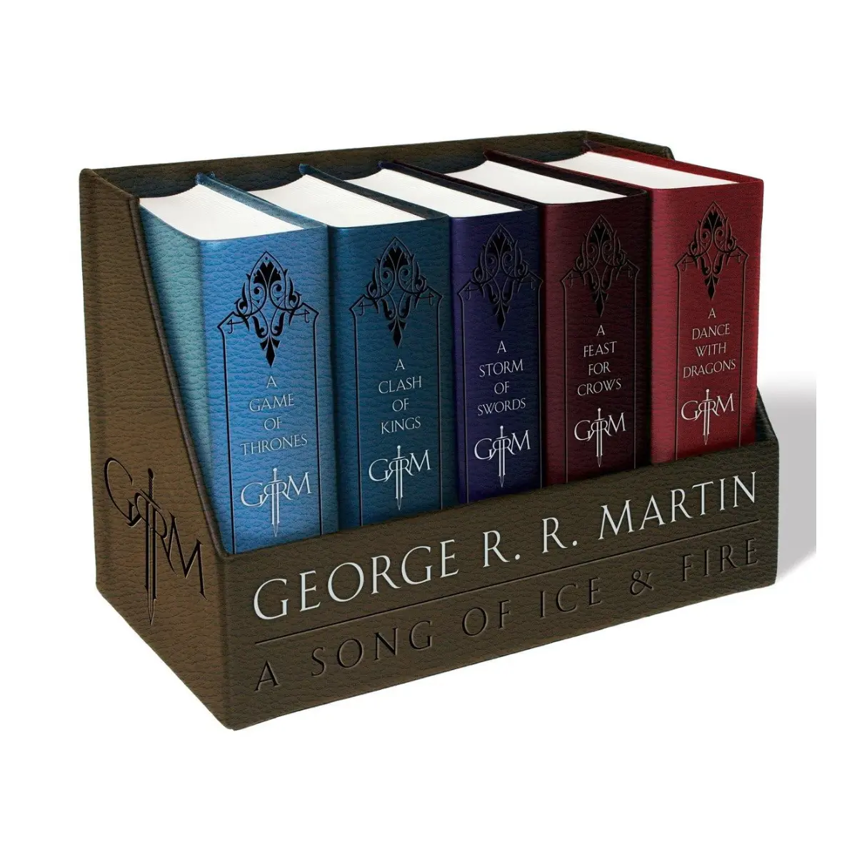 A Game of Thrones Boxed Set Fantasy Novel Collection – Leather Bound