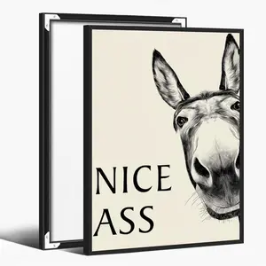 Funny Bathroom Decor, Bathroom Art Movie Poster Print, Dumb Movie Canvas Wall Art, Funny Wall Decor, Vintage Black & White Poster, Gift for Him