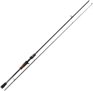 Carbon Fiber Lure Fishing Rod – ML Action Spinning & Casting Rod with Solid Wood Handle, 2-Piece Lightweight Universal Rod for Freshwater Fishing