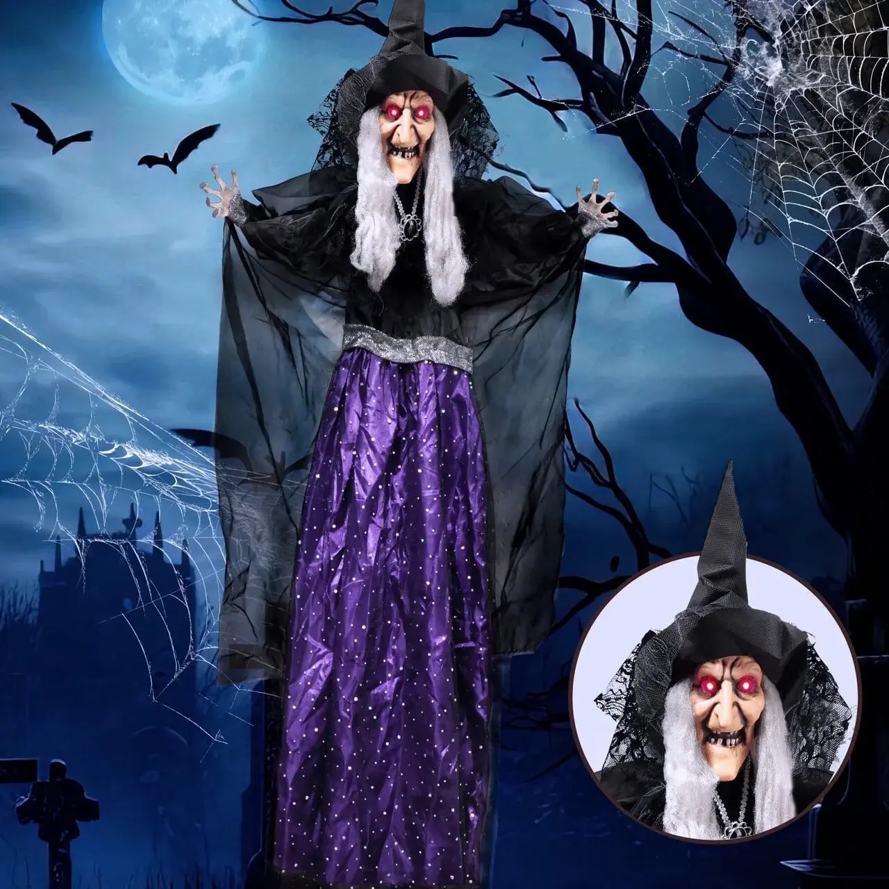 Purple Dress Witch