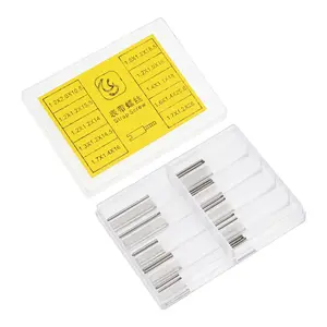Unique Bargains 50pcs Strap Screws, Watch Band Link Pins Kit, Watch Repair Tool Kit, Watch Lug Screw Pins Replacement Kit for Watchmaker, 10 Specification