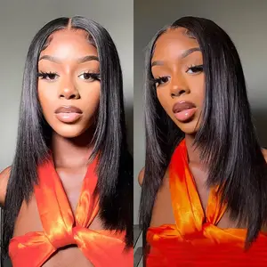 【Live Flashsale】ISEE HAIR Wear Go 9x6 Tpart Yaki Straight Pre-Layered Cut Bob Wig 250% Natural Black Deep Part Pre-Cut Lace & Pre-Plucked Natural Hairline & Pre-Bleached Tiny Knots Glueless Human Hair WigVacation Hair #Summervibe#ISEECrochetNewArrivals