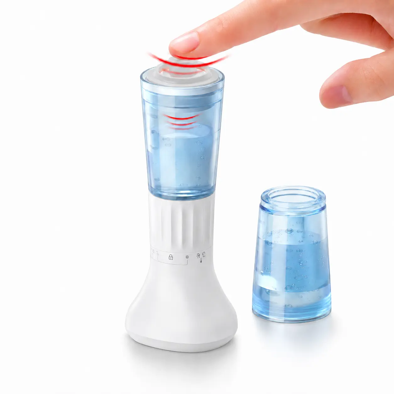 0.25mm Adjustable Cosmetic Skin Stamp Tool - Lightweight Portable Derma Applicator for Daily Facial & Scalp Care Home Skincare Routine Beauty Device