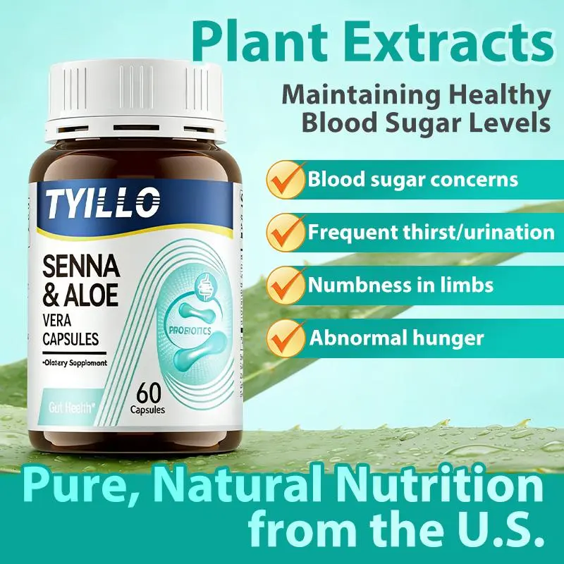 【A】TYILLO Senna Leaf & Aloe Capsules contain extracts such as senna leaf and flaxseed.