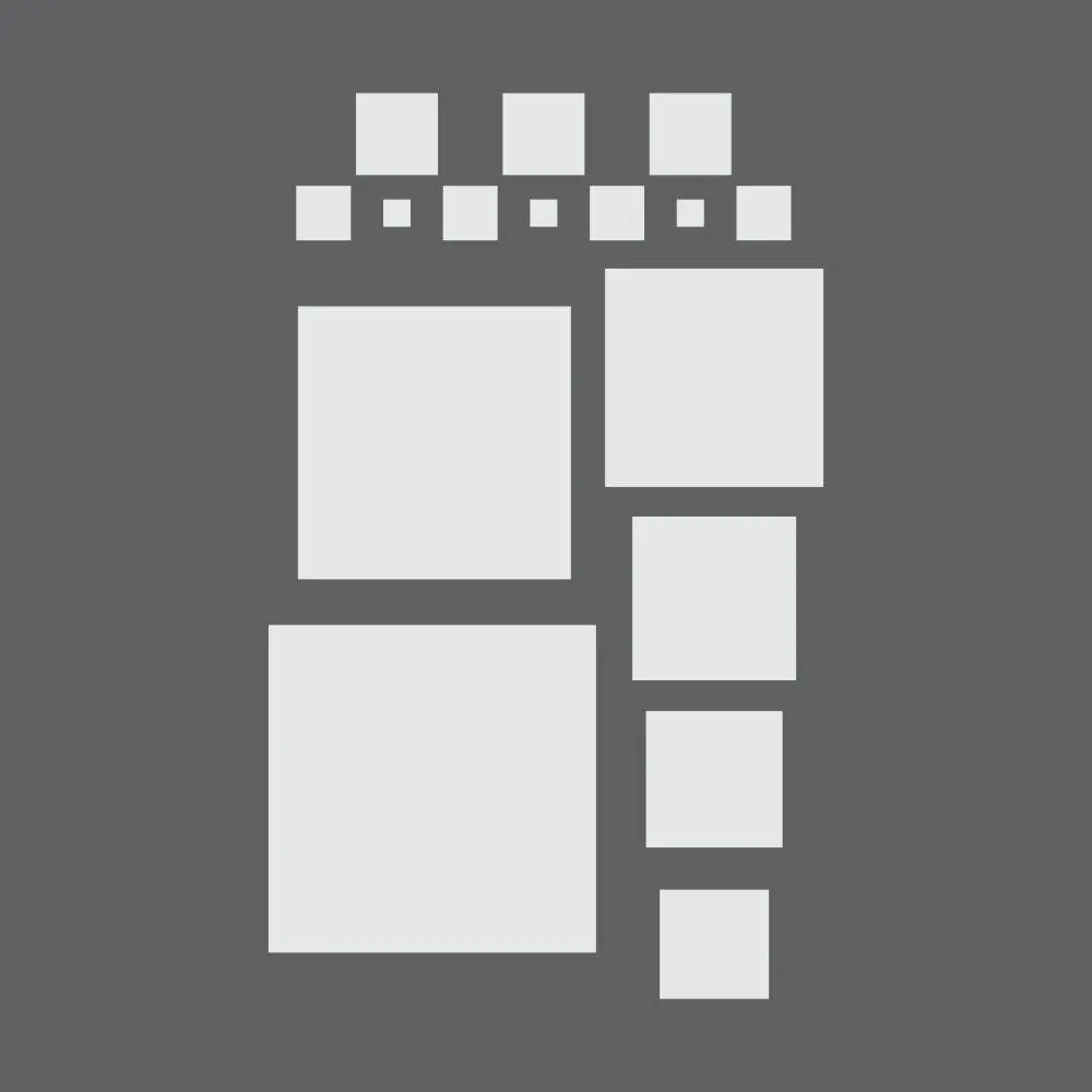 Squares Craft Stencil Squares Craft Stencil