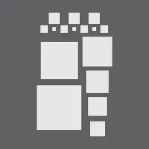 Squares Craft Stencil