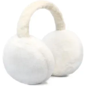 earmuffs women winter black ear muffs foldable fluffy white warmers cute covers adjtable bands
