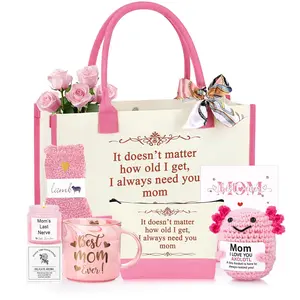 Mom Gifts Set from Daughter Son| 7-in-1 Birthday Mothers Day Christmas Gift Basket for Mom valentine present best friend