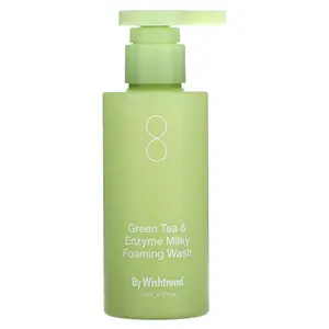 By Wishtrend Green Tea & Enzyme Milky Foaming Wash, 4.73 fl oz (140 ml)
