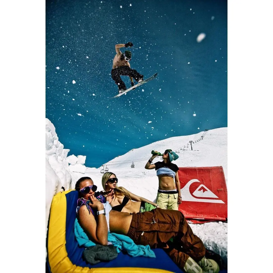 Quicksilver — Snowboard Poster