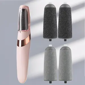 Foot File Kit with Two Replacement Heads, Electric Callus Remover for Heels, Toes, Edges, Full Foot Care, Home Use, Adult Foot Care Products, Callus Remover Feet