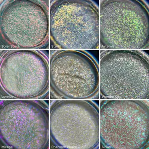 Iridescent Loose Pigment Bundle – Full Collection (9 Shades) Slayfire Cosmetics
