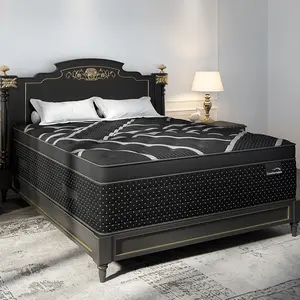 12/14Inch Mattress Twin Full Queen King Bed Size Memory Foam - Ergonomic Design Medium Firm Hybrid Mattress, Luxurious Comfort With Pocket Springs Gel Memory Foam