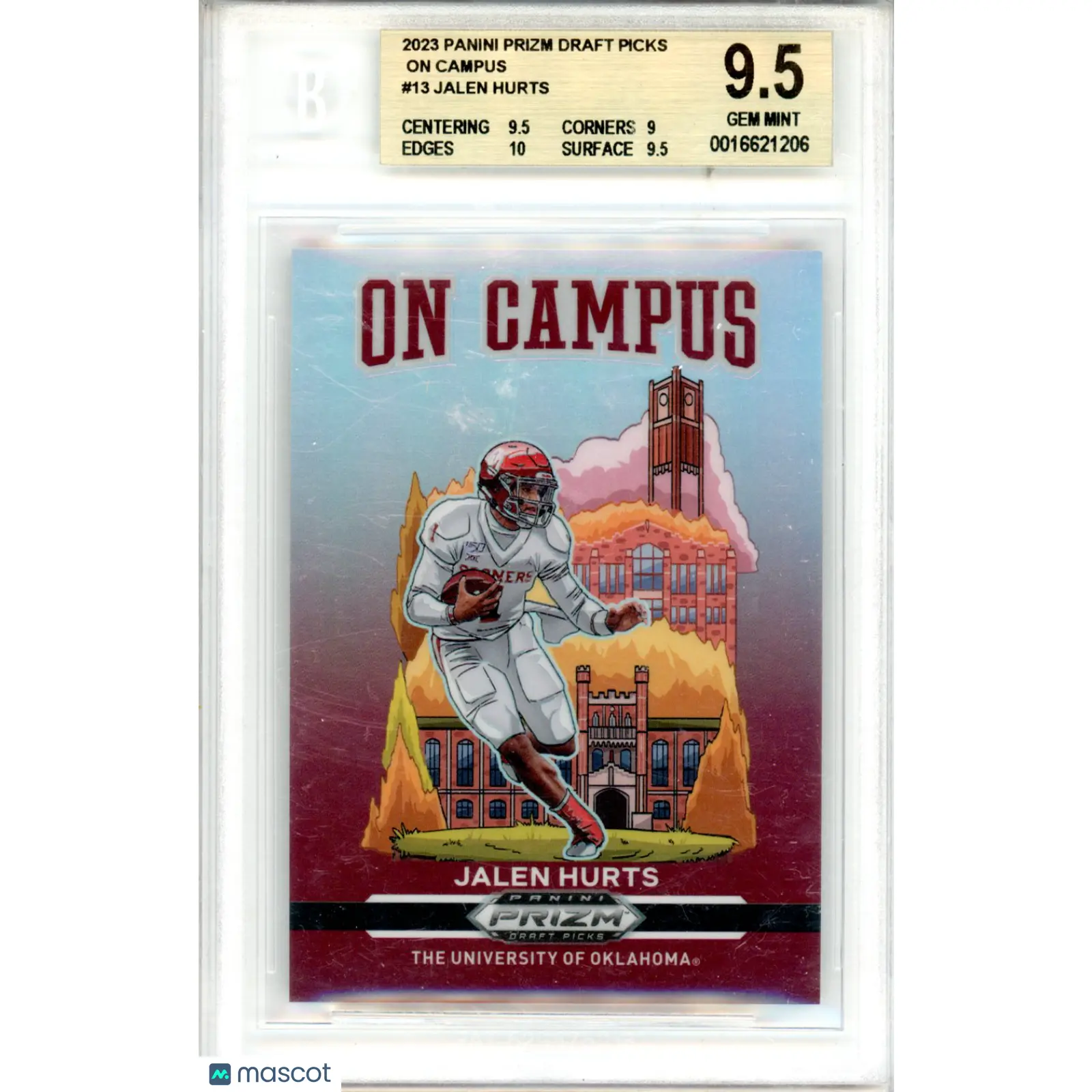 2023 Panini Prizm Jalen Hurts #13 BGS 9.5