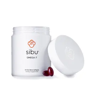 SIBU Omega 7 Support Soft Gel Supplement for Skin, Hair & Nails, Mucous Membrane Support, Heart Health, Healthy Blood Sugar Levels, Chronic Dryness Challenges Inside & Out