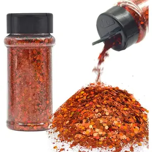 Burnt Orange - Craft Glitter - 2oz Glitter Shaker Bright Colorful Holographic Mix Chunky Body Glitter Bulk Wholesale 24 Colors in Shaker Cosmetic Glitter -EBLB400