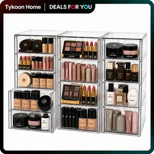 [Deals for You] 13 Drawer Clear Acrylic Organizer, Storage Organizer for Bathroom Vanity, Makeup, Kitchen Pantry, Countertop and Home Organization