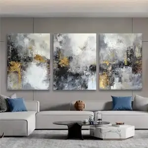 Optional Wooden Frame Modern Abstract Nordic Style Home Decor Canvas Wall Art Hanging Wall Art Modern Cool Design