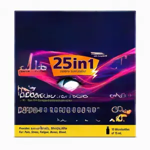 25 in 1 Multivitamin & Mineral Dietary Supplement | 10 Micro Bottles x 15 mL