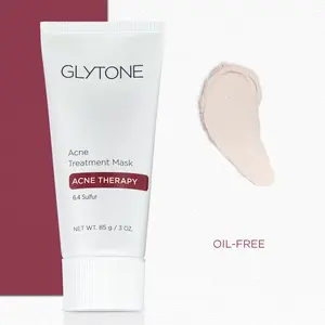 Glytone Acne Treatment Mask with Tea Tree Oil, Deep Cleansing Bentonite Clay & Charcoal Mask for Clarifying Acne Control - Skin Repair, Skincare