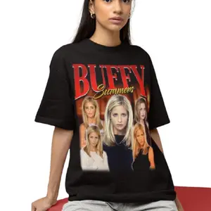 Buffy Summers Retro Tee - Sarah Michelle Gellar Btvs Shirt For Fans