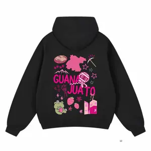 Guanajuato Mexico Pink Herencia Collection Sweater with Unique Design Elements Unisex Soft Feminine and Strong Pink Sweater for Niñas and Mujeres