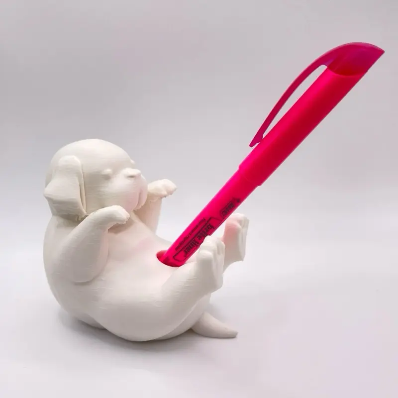 Adorable Puppy Pen Holder - Desk Buddy with Playful Design for Home Office Use