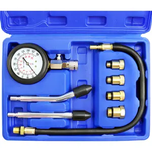 JIFETOR Compression Tester Kit, Small Engine Cylinder Test Pressure Gauge Tool Set for Testing Motorcycle Car Automobile Outboard Motor Chainsaw Snowmobile Auto Gasoline Petrol Gas Engine, 300PSI