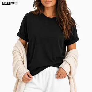 Pure Fresh Drop Essential cotton Basic Tee – trendy graphic unisex tees , black white solid color t shirts women’s graphic tees, vintage  oversized unisex crewneck casual streetwear soft cotton loose fit everyday outfit top