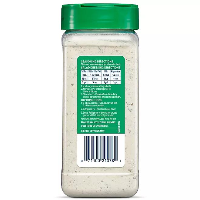 Hidden Valley Original Ranch Salad Dressing and Seasoning Mix, 3 in 1 Seasoning, Dressing, DIp, 16 oz. - Spice and Flavor