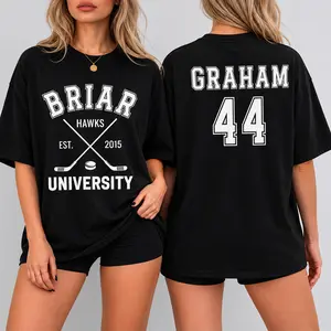 TLXT Briar Hockey Shirt, Off-Campus Crewneck, Hockey Romance Tee, Briar U, Campus Hockey, Briar U Tshirt