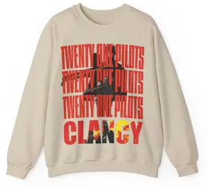 21 Pilots Clancy 2024 Sweatshirt, Unisex Shirt, Vintage Shirt, Cotton Shirt, Crewneck Shirt