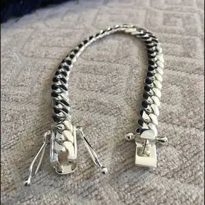 5mm 7.5inch hand made Cuban link bracelet