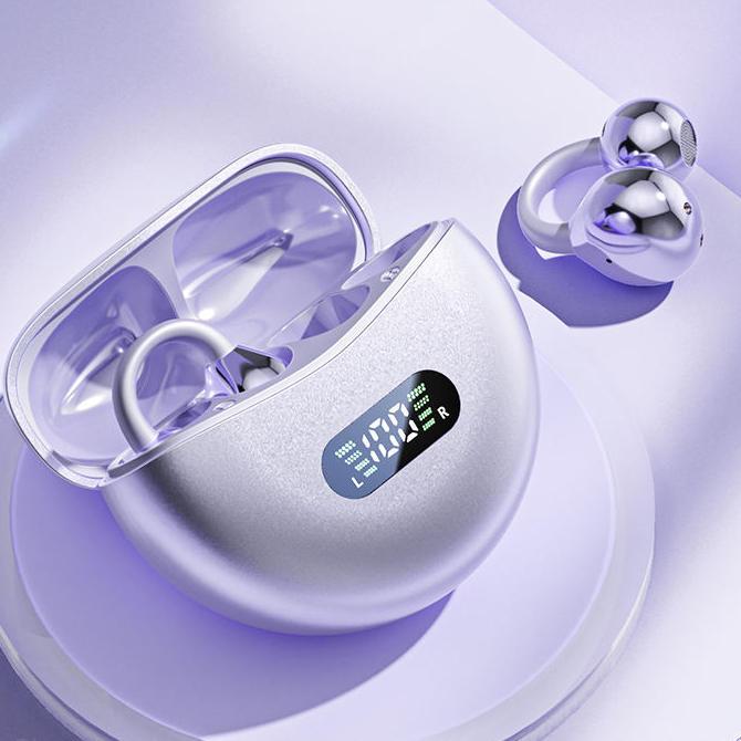 wireless clip ear earphone not easily fall off for runing hiking climb outdoor sport   ANKRIYUL