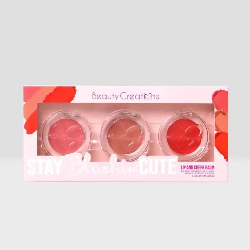 BeautyCreations Stay Blushin' Cuteg Lip and Cheek Balm - Product for Blush Application