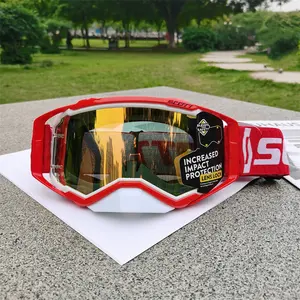 American Scott off-road motorcycle goggles, Harley goggles, skiing goggles, dust-proof, wind-proof, fog-proof skiing riding sports glasses Interchangeable Anti-Fog Snow Goggles